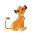 Bild på Simba som liten