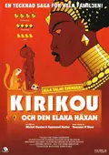 Omslag: Kirikou och den elaka häxan – DVD