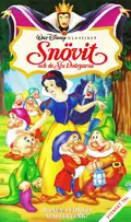 Omslag: Snövit och de sju dvärgarna – VHS