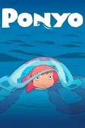 Affisch för Ponyo på klippan vid havet