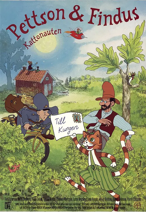 Affisch för Pettson & Findus - Kattonauten