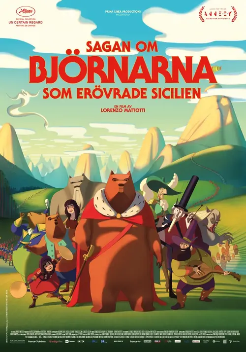 Affisch för Sagan om björnarna som erövrade Sicilien
