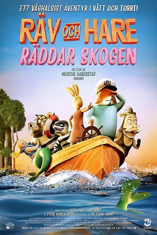 Affisch för Räv och Hare räddar skogen
