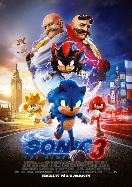 Affisch för Sonic the Hedgehog 3