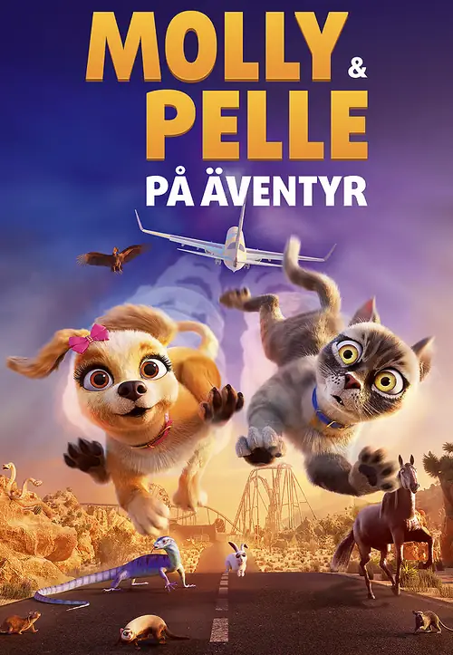Affisch för Molly och Pelle på äventyr