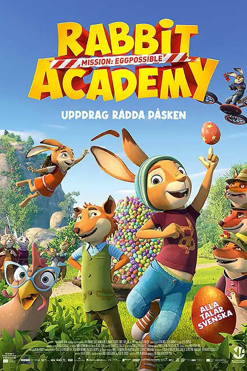Affisch för Rabbit Academy - Uppdrag rädda påsken