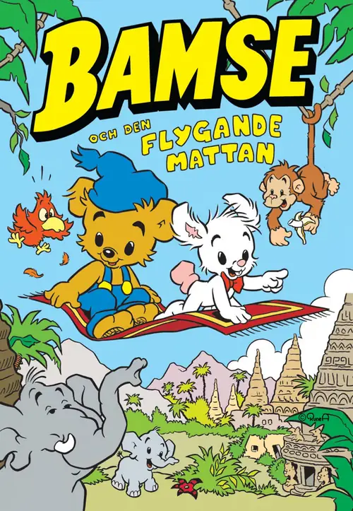 Affisch för Bamse och den flygande mattan