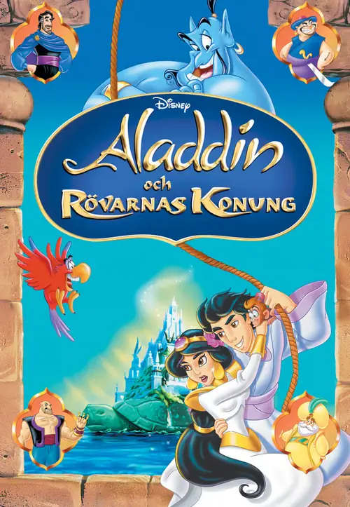 Affisch för Aladdin och rövarnas konung