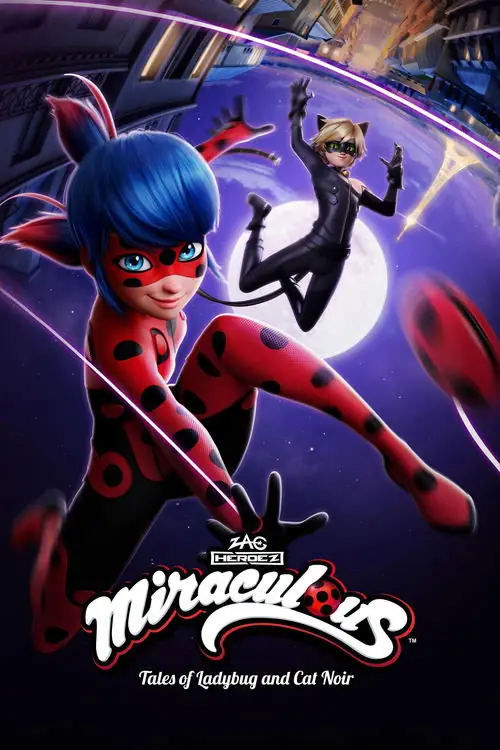 Affisch för Miraculous: Ladybug & Cat Noir på äventyr