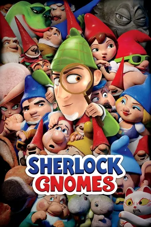 Affisch för Mästerdetektiven Sherlock Gnomes