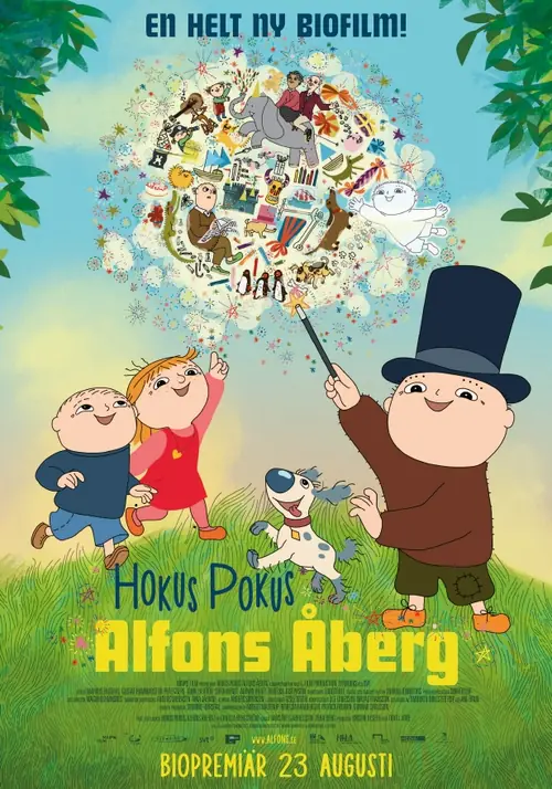 Affisch för Hokus pokus Alfons Åberg