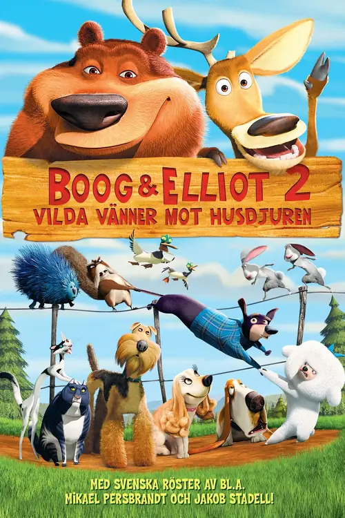 Affisch för Boog & Elliot 2 - Vilda vänner mot husdjuren