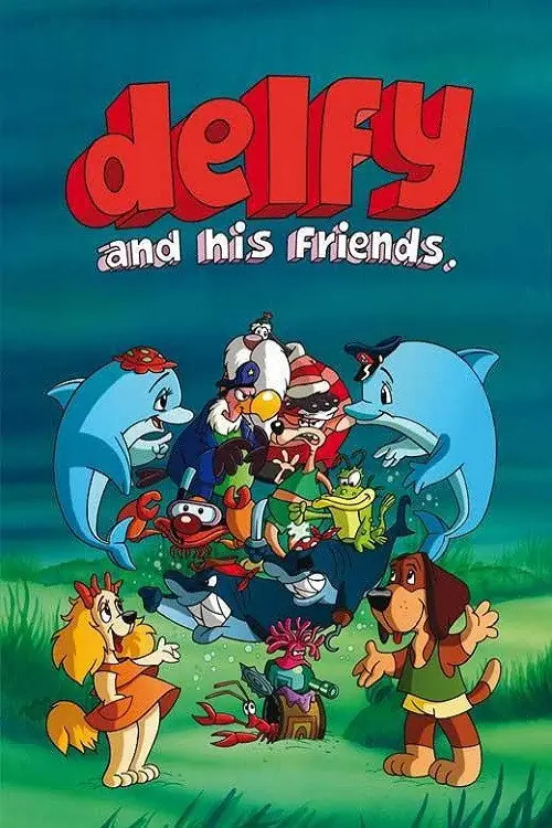 Affisch för Delfy och hans vänner