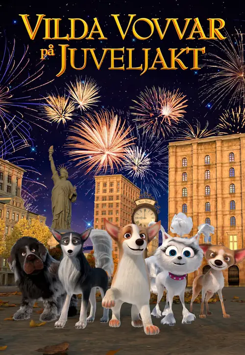 Affisch för Vilda vovvar på juveljakt