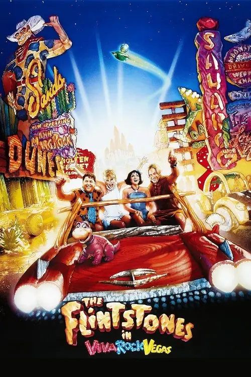 Affisch för Familjen Flinta i Viva Rock Vegas