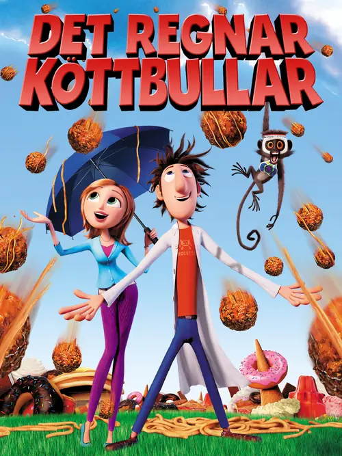 Affisch för Det regnar köttbullar