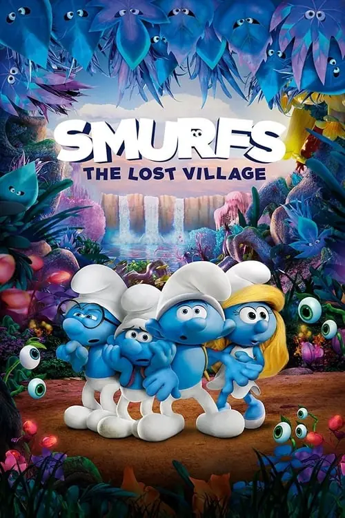 Affisch för Smurfarna: Den försvunna byn