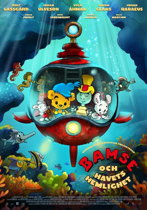 Affisch för Bamse och havets hemlighet