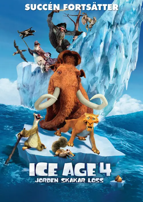 Affisch för Ice Age 4: Jorden skakar loss