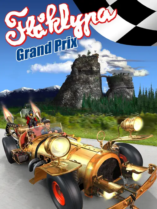 Affisch för Flåklypa Grand Prix