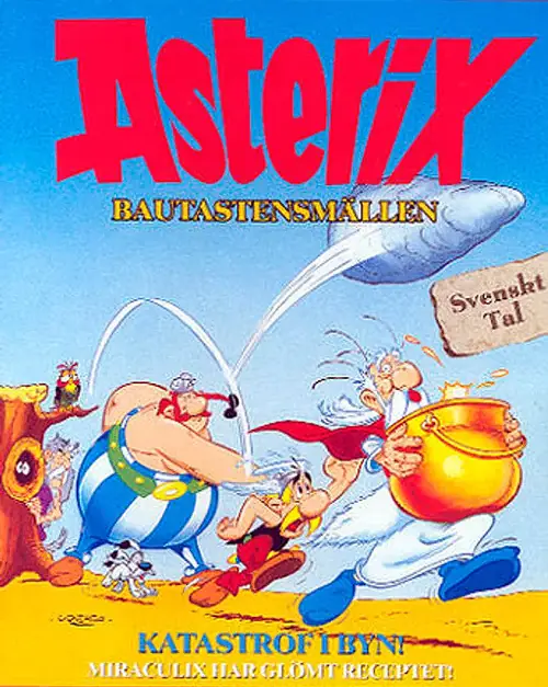 Affisch för Asterix och Bautastensmällen