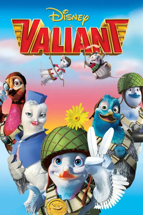 Affisch för Valiant och de fjäderlätta hjältarna