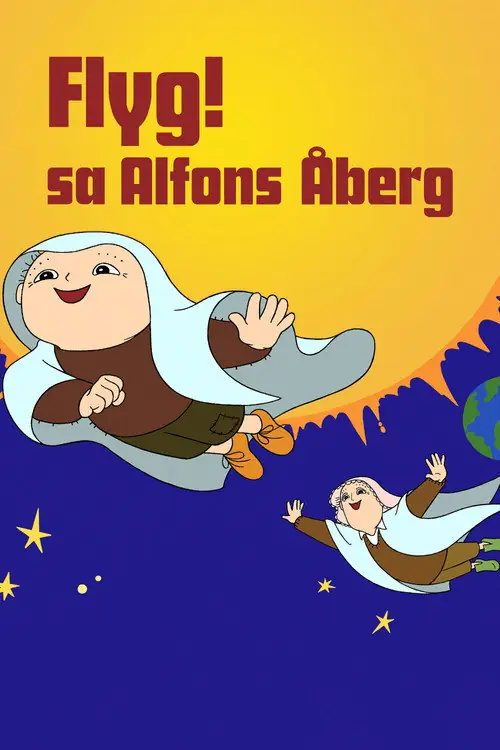 Affisch för Flyg! sa Alfons Åberg