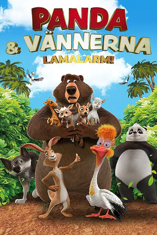 Affisch för Panda & vännerna - Lamalarm!