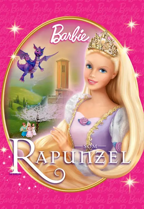 Affisch för Barbie som Rapunzel