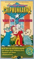 Omslag: Chipmunkarna - vårt liv som hund (VHS)