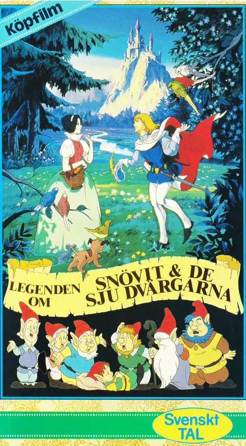 Omslag: Legenden om Snövit & De Sju Dvärgarna Del 1 (VHS)