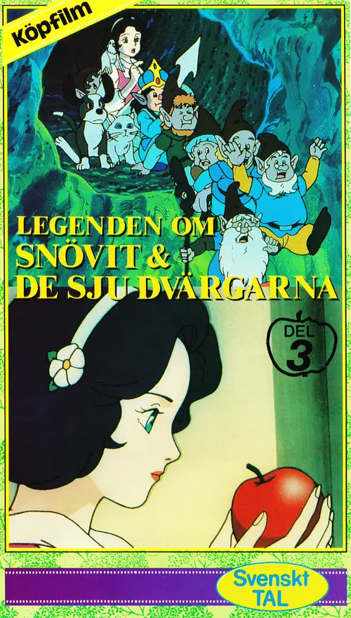 Omslag: Legenden om Snövit & De Sju Dvärgarna Del 3 (VHS)
