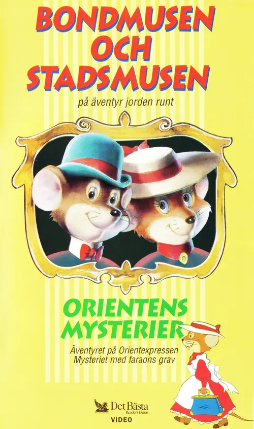 Omslag: Lantmusen och stadsmusen – Bondmusen och Stadsmusen – Orientens mysterier (VHS)