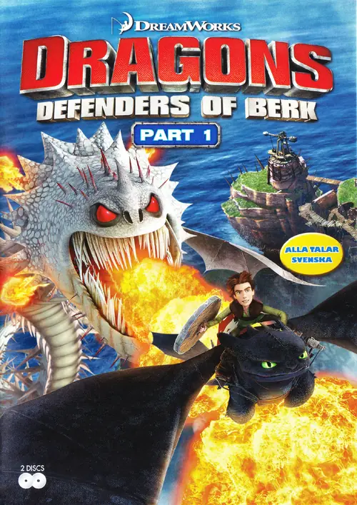 Omslag: Drakryttarna från Dräggö – Dragons - Defenders of Berk Part 1 (DVD)
