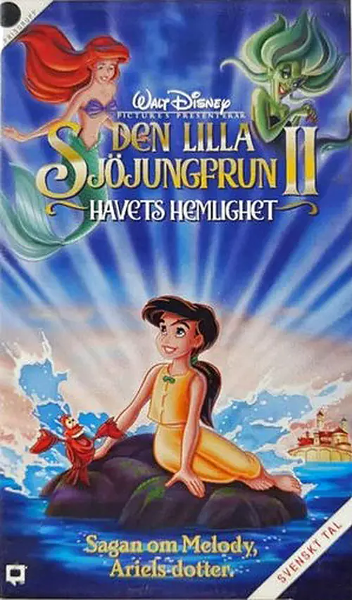 Omslag: Den lilla sjöjungfrun 2 - Havets hemlighet (VHS)