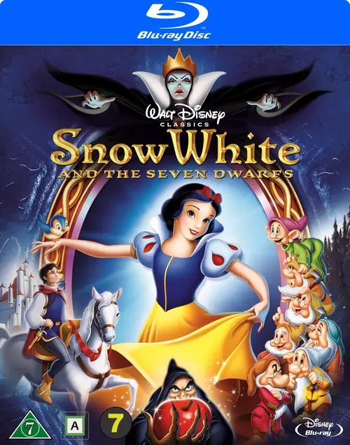 Omslag: Snövit och de sju dvärgarna (Blu-ray)