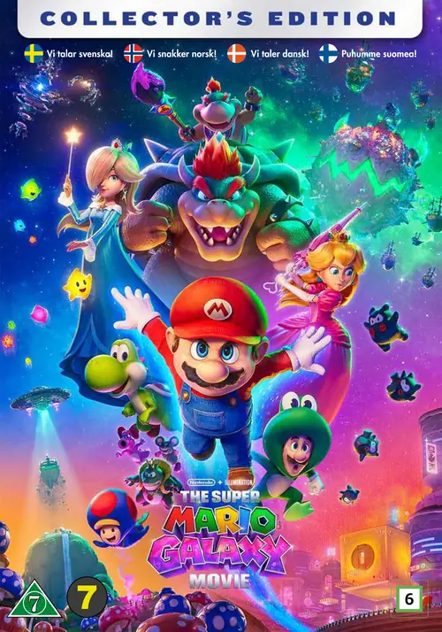 Omslag: Super Mario Galaxy Filmen – Collector's Edition (DVD)