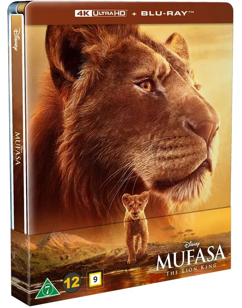 Omslag: Mufasa: Lejonkungen – Limited Steelbook (4K UHD)