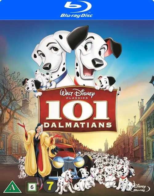 Omslag: Pongo och de 101 dalmatinerna – Pongo & de 101 Dalmatinerna (Blu-ray)