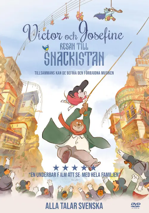 Omslag: Victor och Josefine: Resan till Snackistan (DVD)
