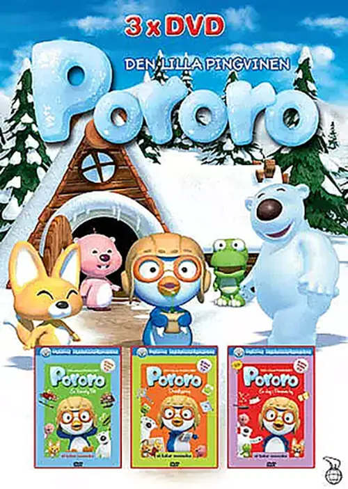 Omslag: Pororo - Den lilla pingvinen – Den Lilla Pingvinen Pororo - Box (DVD)