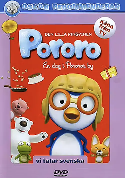 Omslag: Pororo - Den lilla pingvinen – Pororo - En dag i Pororos by (DVD)
