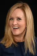 Porträtt av Samantha Bee
