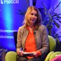 Porträtt av Kristiane Backer