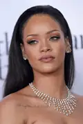 Porträtt av Rihanna