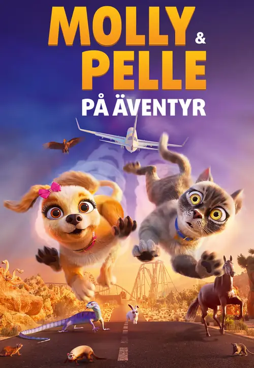 Affisch för Molly och Pelle på äventyr