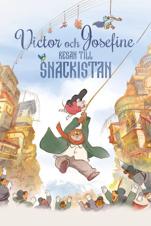 Affisch för Victor och Josefine: Resan till Snackistan