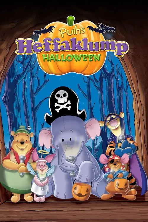 Affisch för Puhs Heffaklump Halloween
